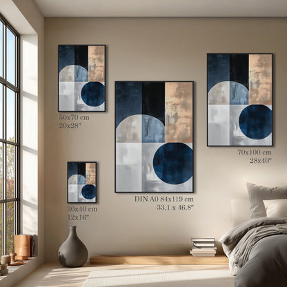 Geometric Abstract Wall Art Print