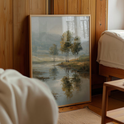 Classic Peaceful Nature Painting Print