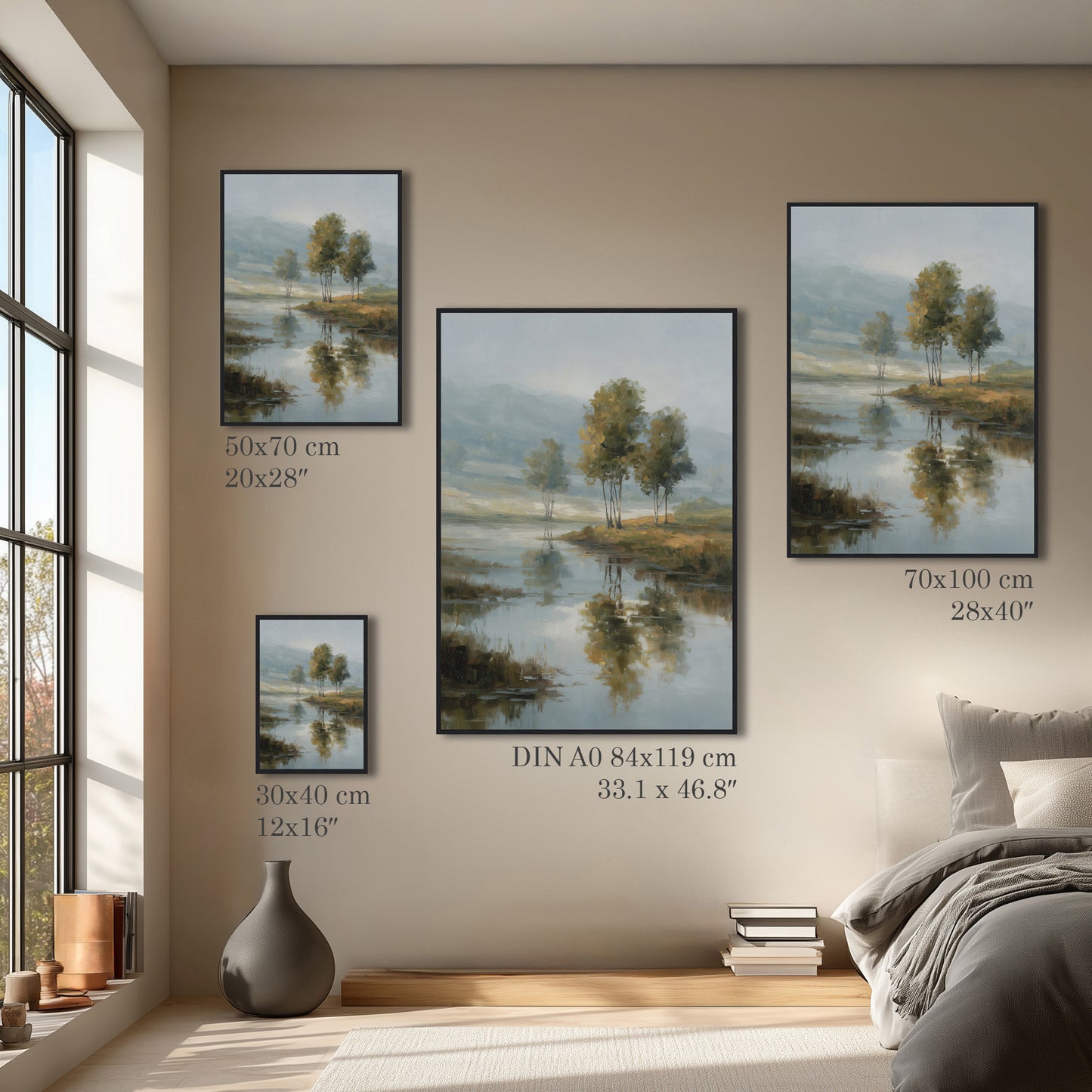 Classic Peaceful Nature Painting Print