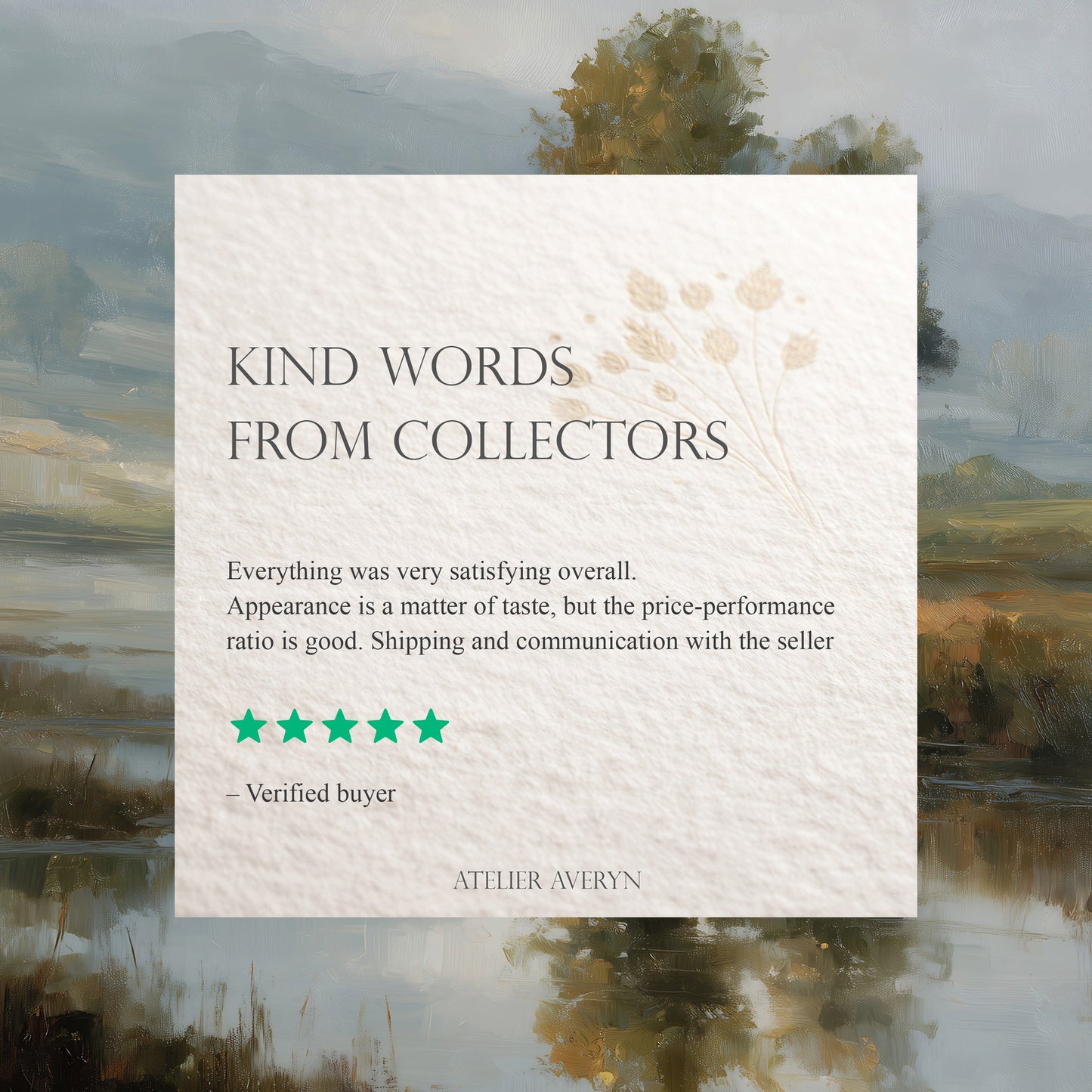 Classic Peaceful Nature Painting Print