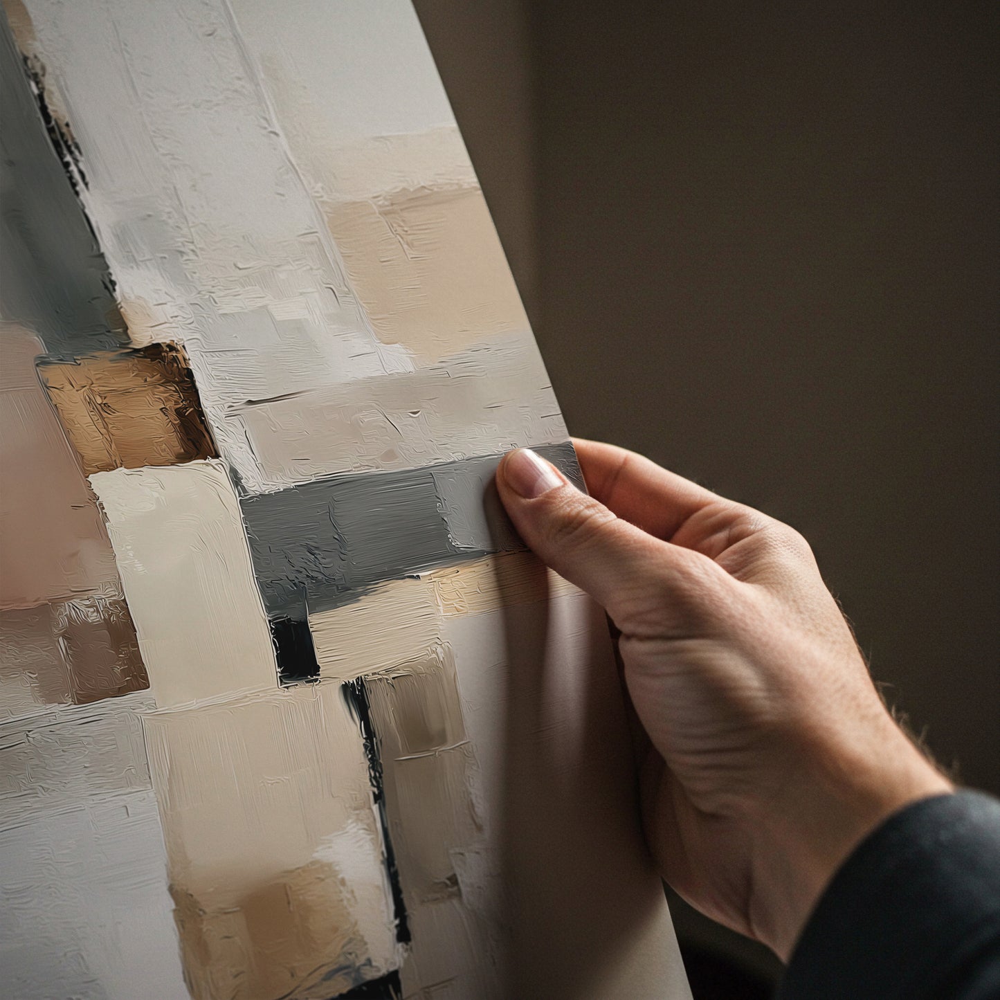 Modern Block Geometric Print