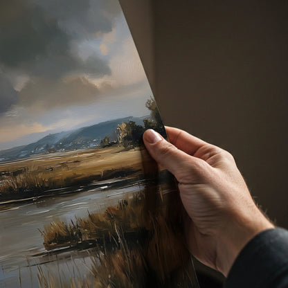 Marshland Landscape Art Print