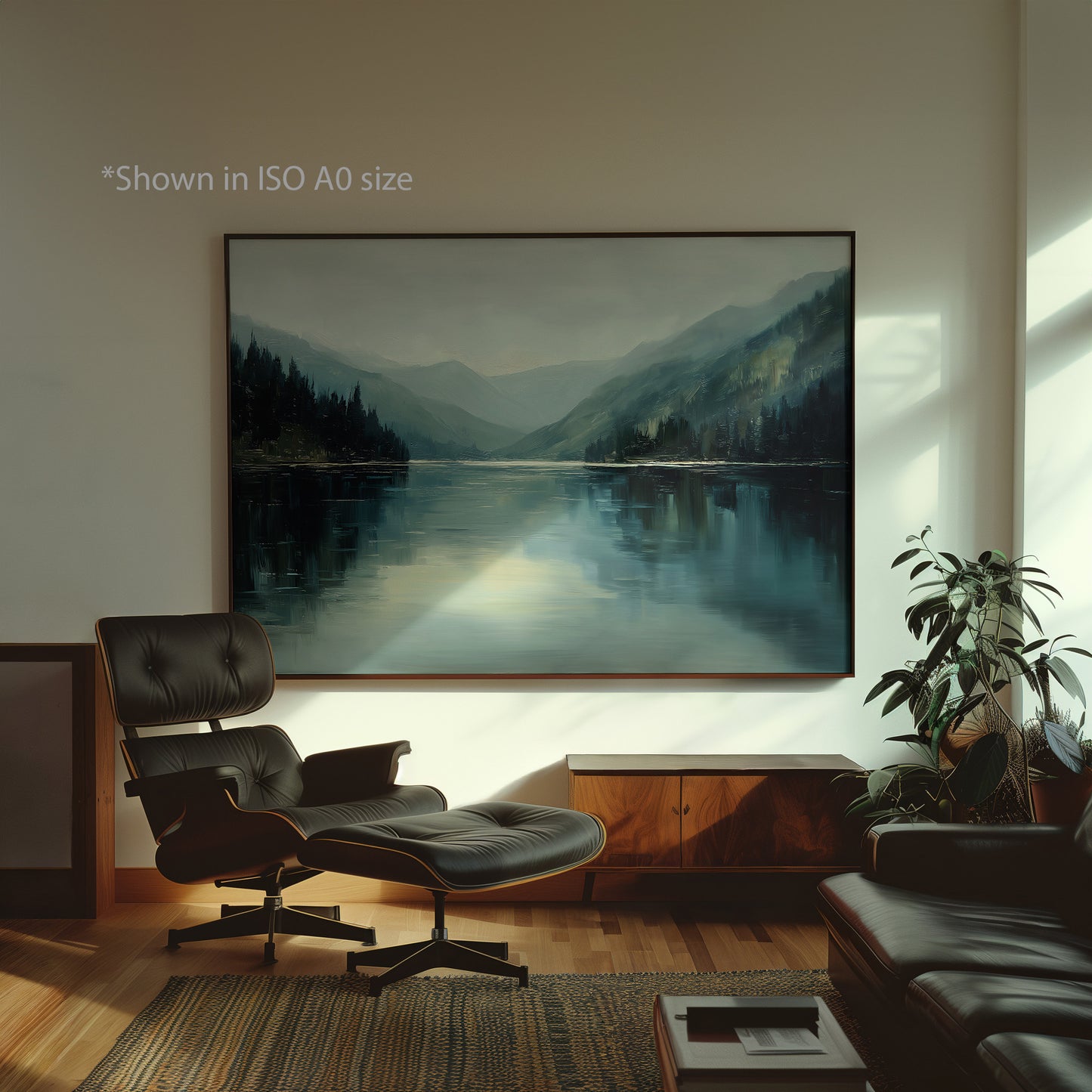 Mountain Lake Reflection Print