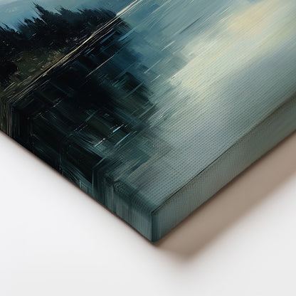 Mountain Lake Reflection Canvas Print