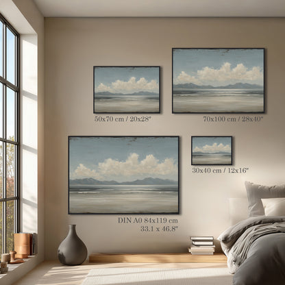 Soft Ocean Landscape Print