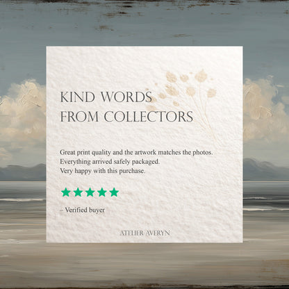 Soft Ocean Landscape Canvas Print