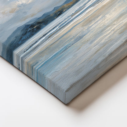 Calm Ocean Horizon Landscape Canvas Print
