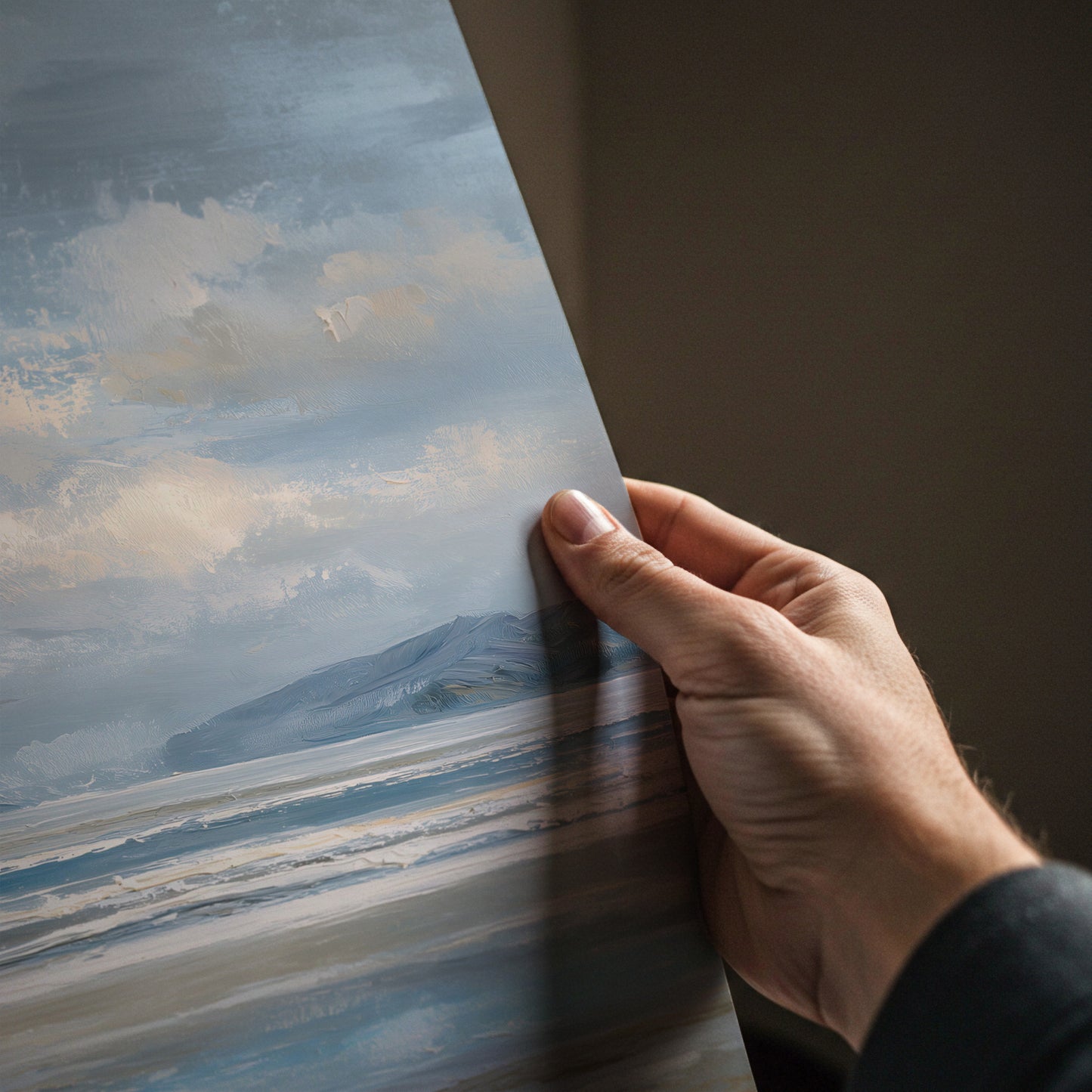 Calm Ocean Horizon Landscape Print