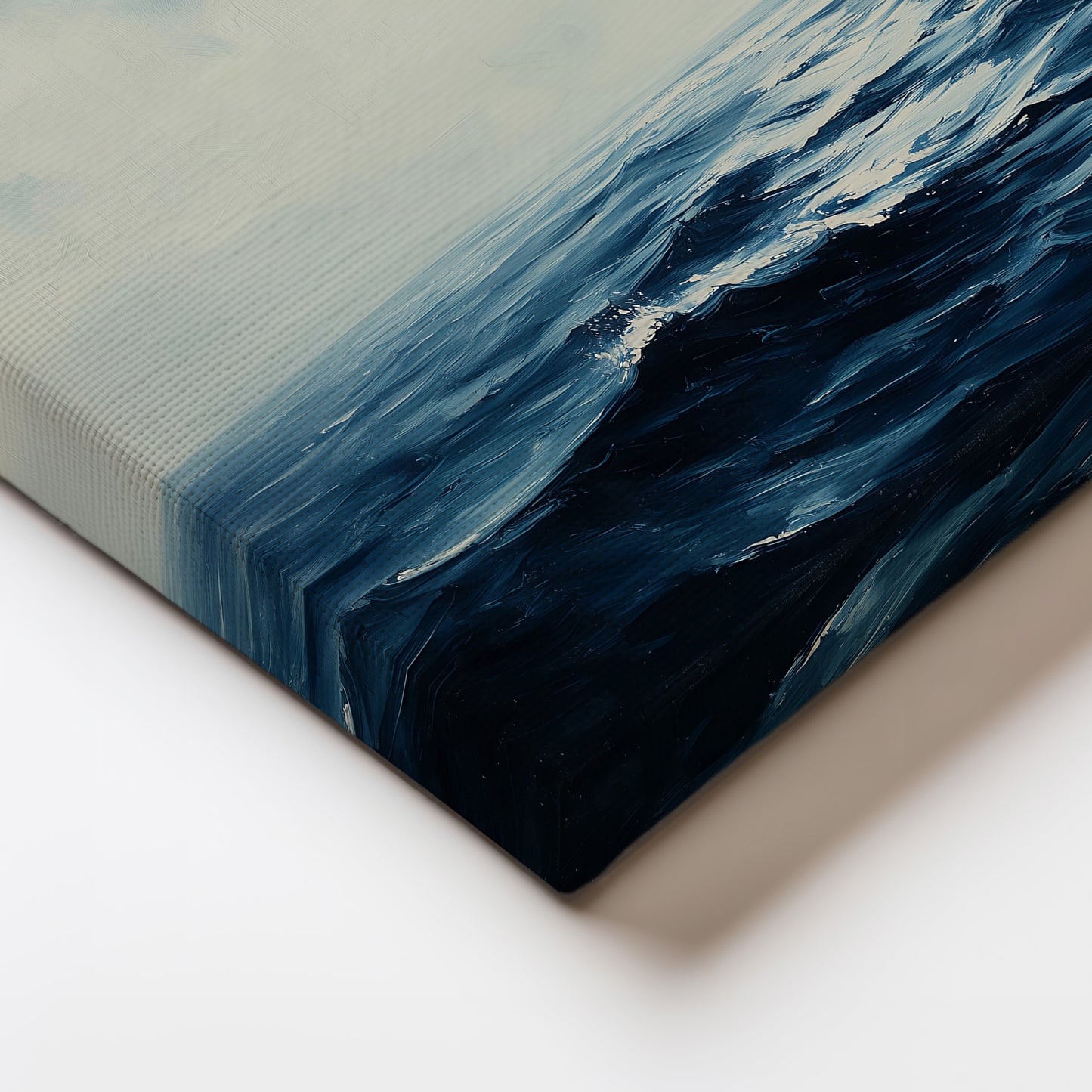 Stormy Ocean Oil Painting Canvas Print