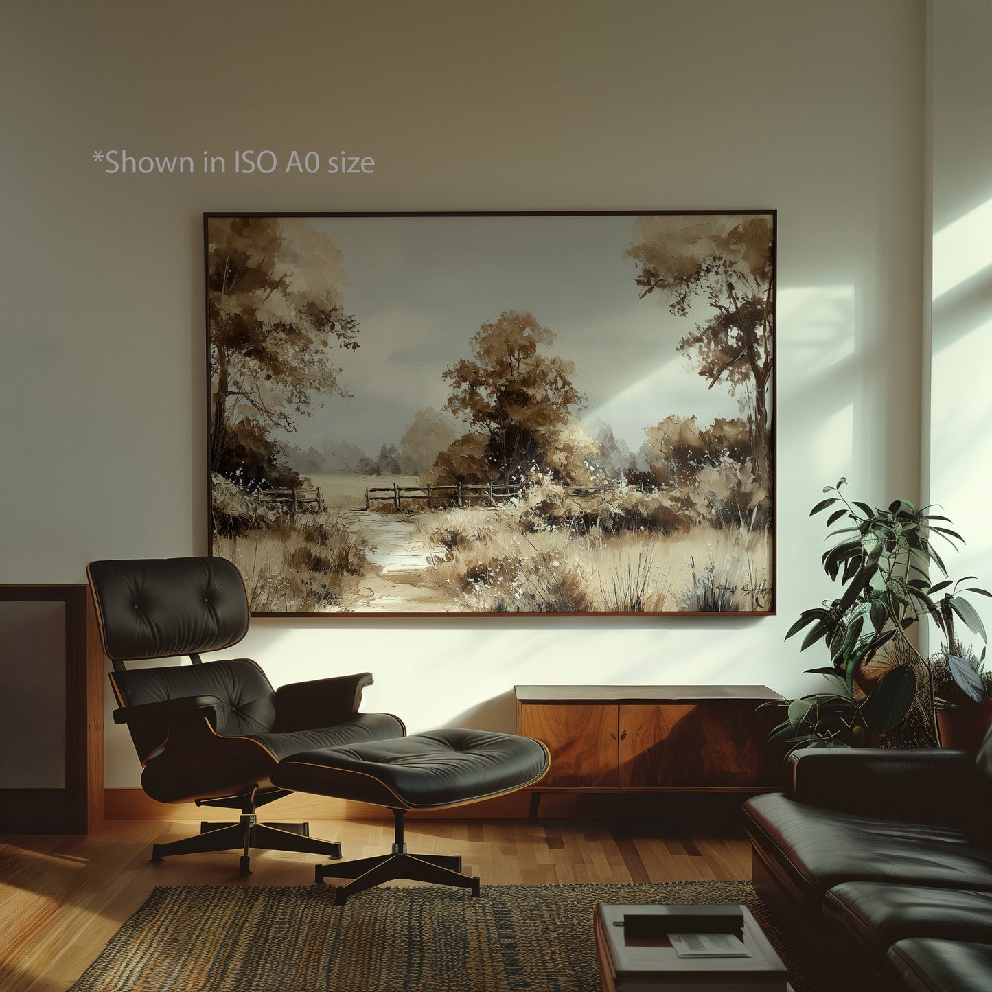 Autumn Landscape Painting Print