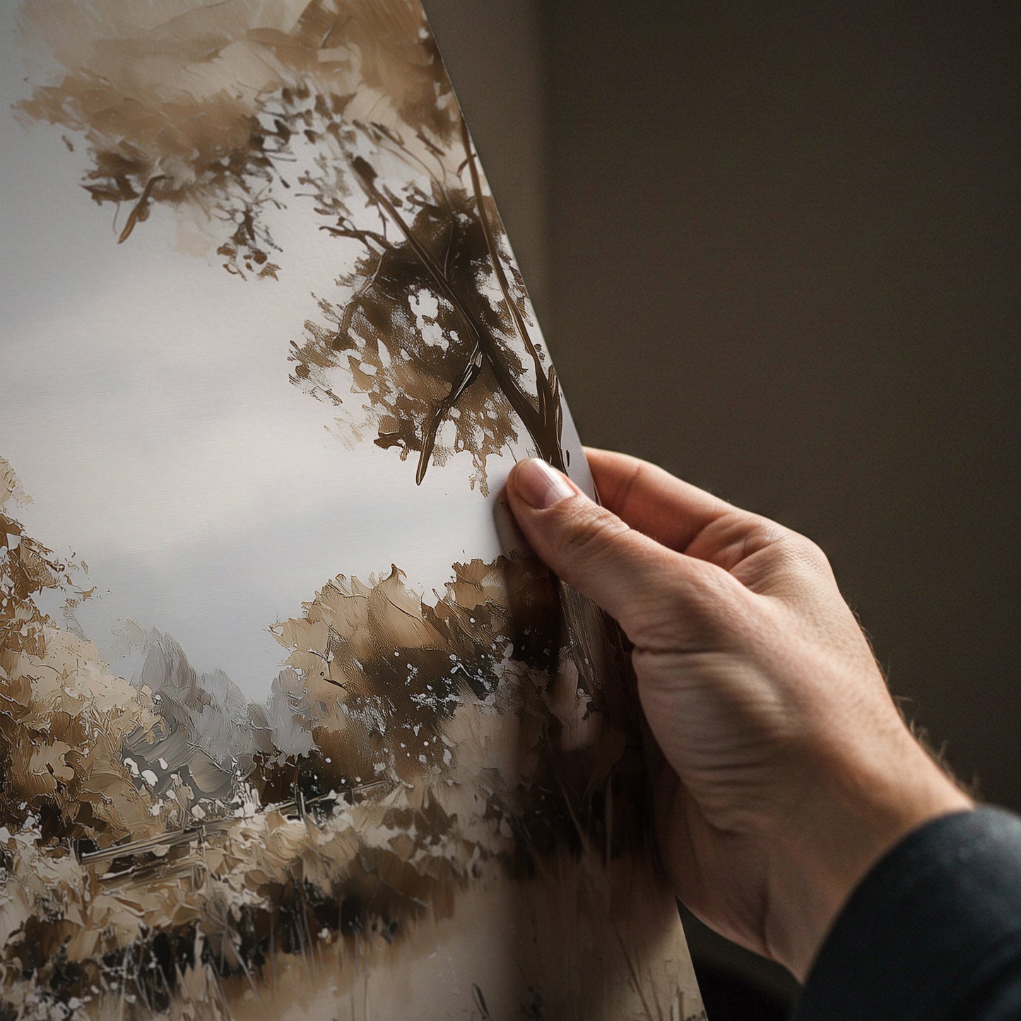 Autumn Landscape Painting Print