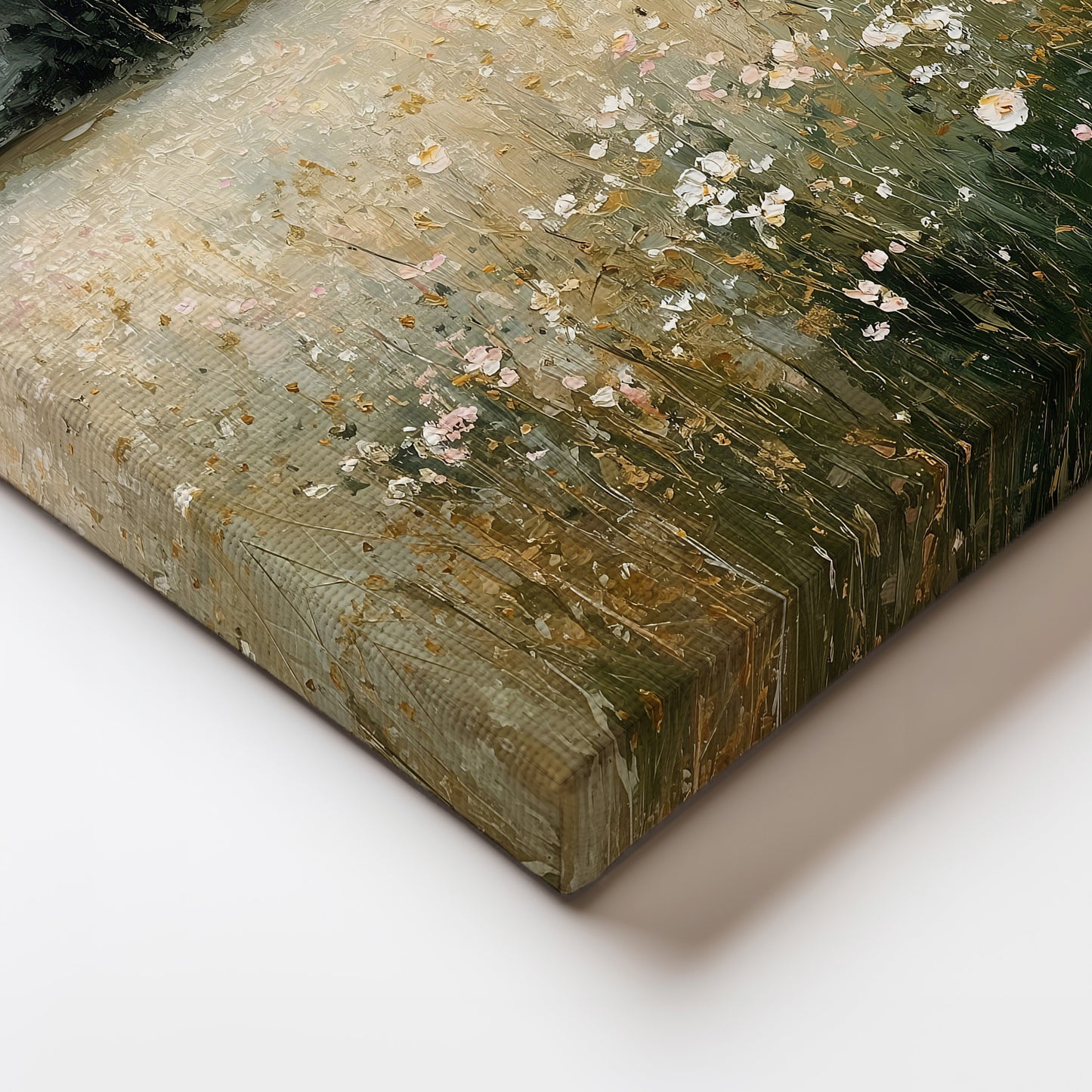 Spring Field Painting Canvas Print