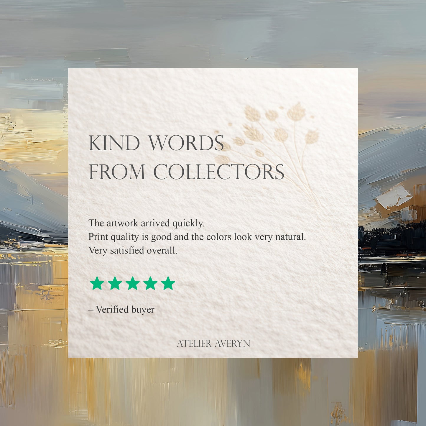 Golden Valley Landscape Painting Print