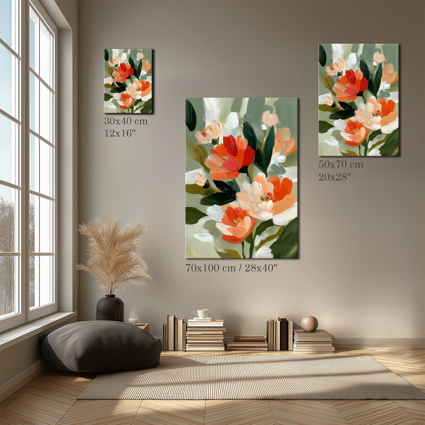 Floral Morning Wall Art Canvas Print