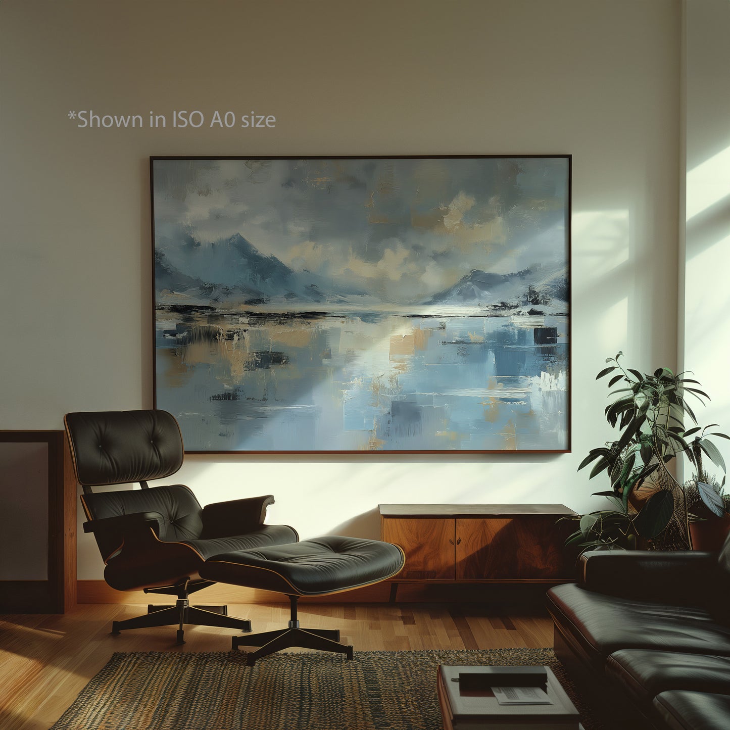 Alpine Lake Landscape Print