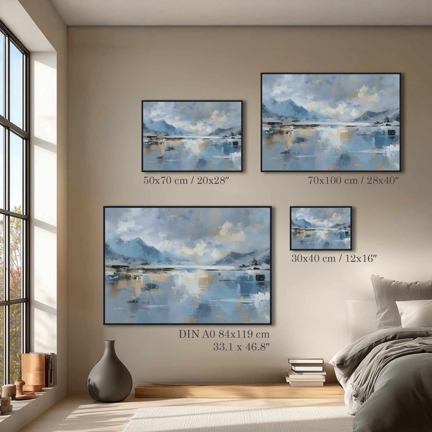 Alpine Lake Landscape Print