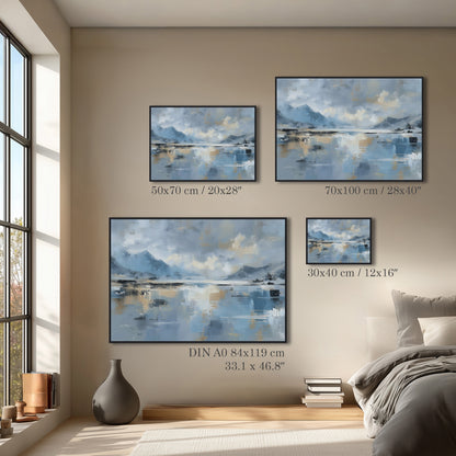 Alpine Lake Landscape Print