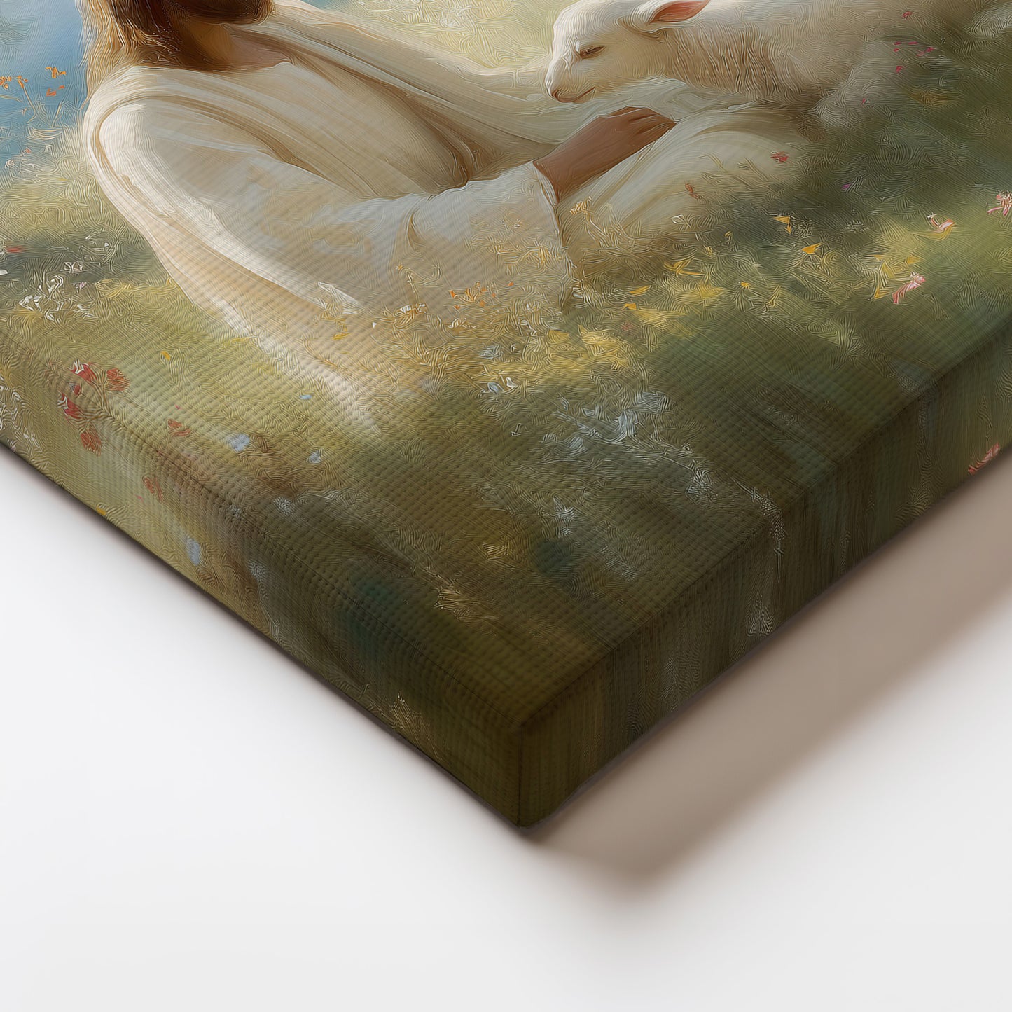 Jesus Spiritual Nature Painting Canvas Print