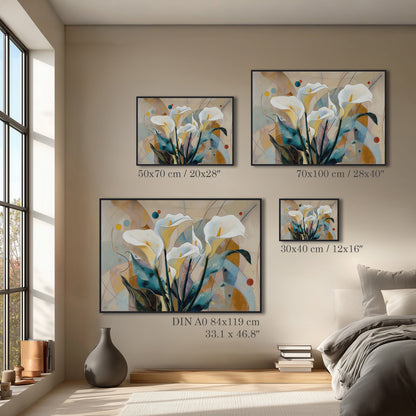 Calla Lily Wall Art Print