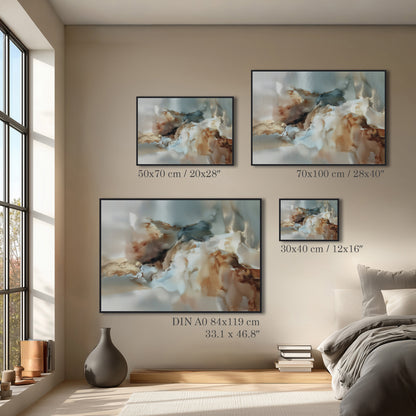 Organic Abstract Painting Print