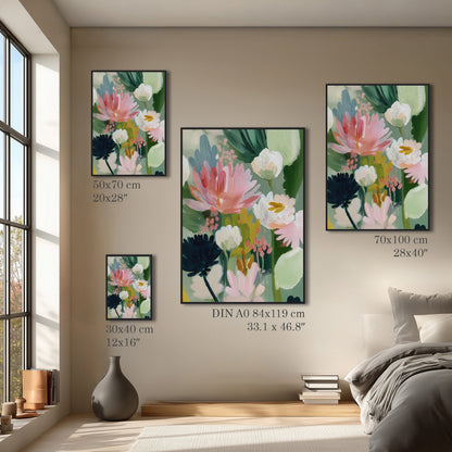 Modern Floral Wall Art Print