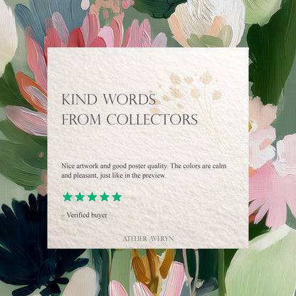 Modern Floral Wall Art Print