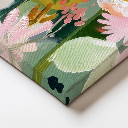 Moderner floraler Leinwanddruck