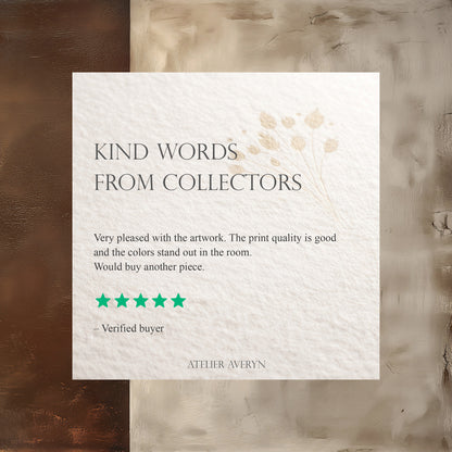 Brown & White Divided Painting Canvas Print