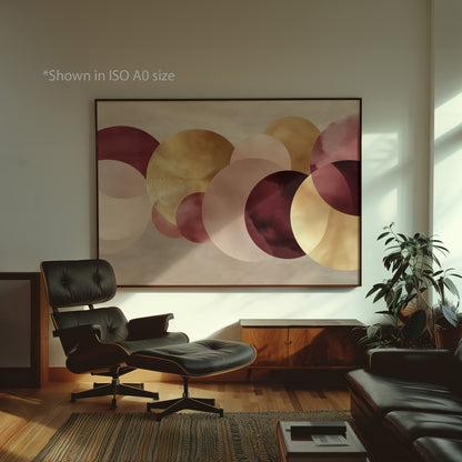 Abstract Circle Wall Art Print