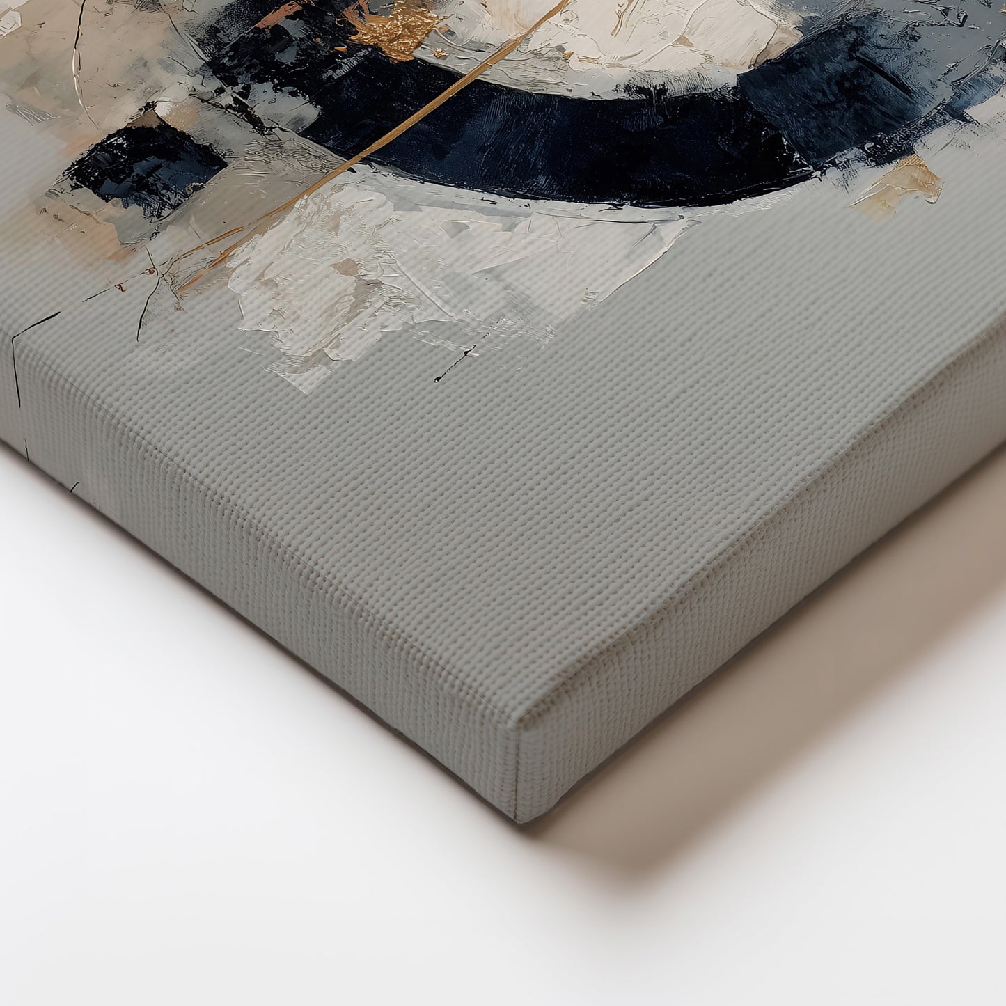 Modern Abstract Circle Art Canvas Print