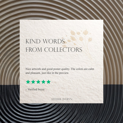 Abstract Brown & Black Circles Canvas Print