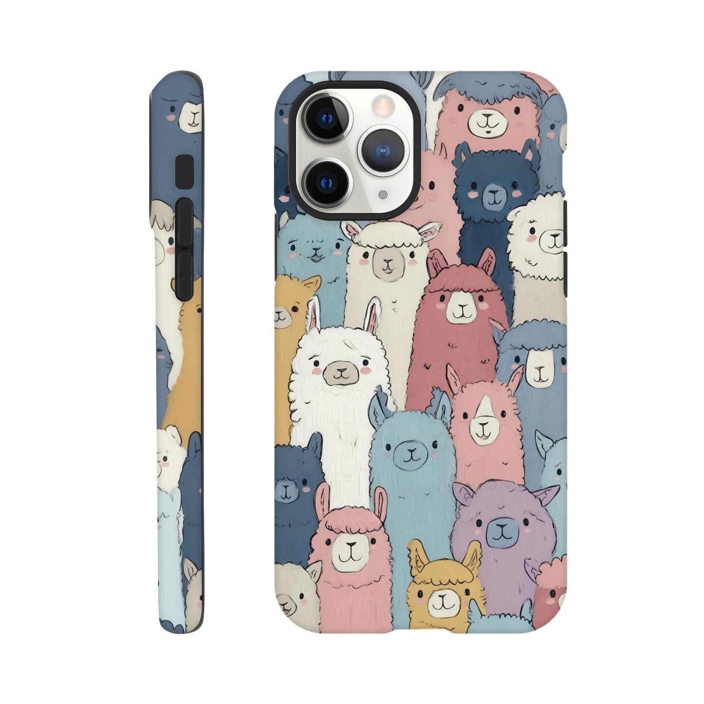 MYSTBIT ART | Alpaca Parade iPhone Case-MYSTBIT ART