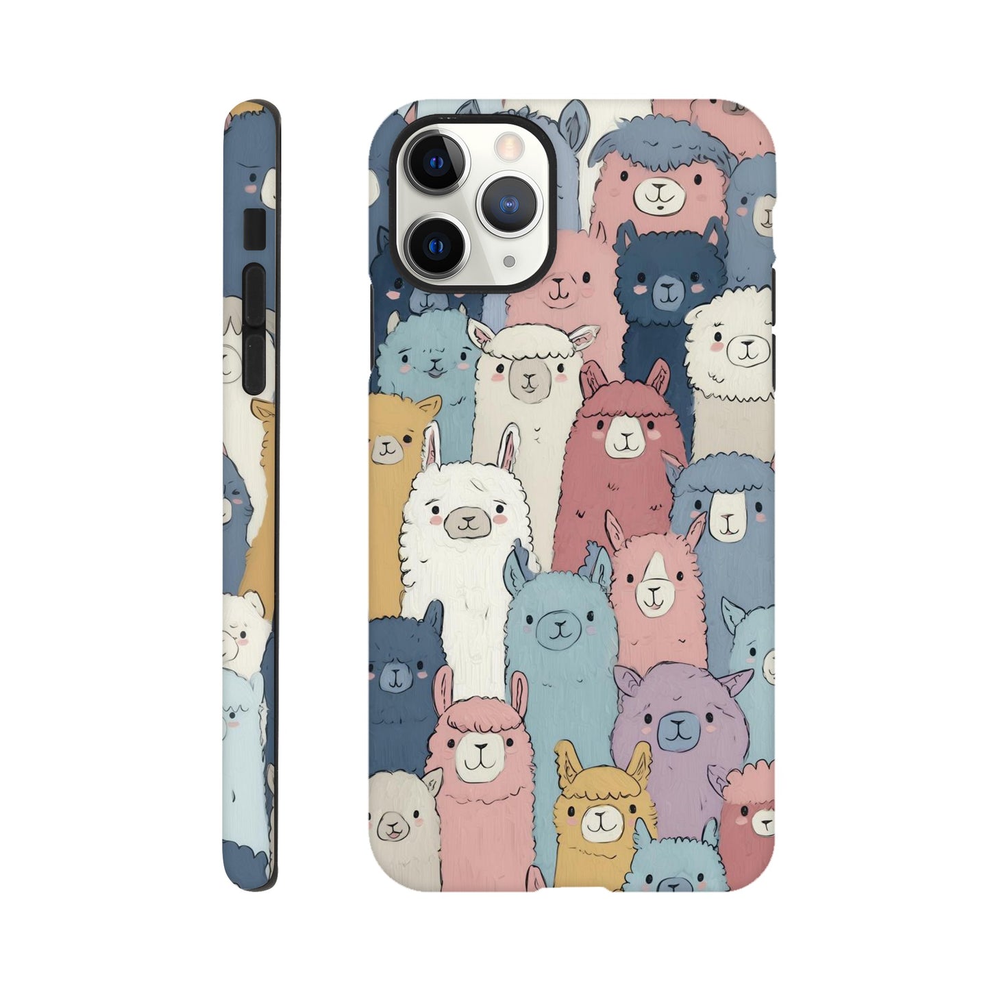 MYSTBIT ART | Alpaca Parade iPhone Case-MYSTBIT ART