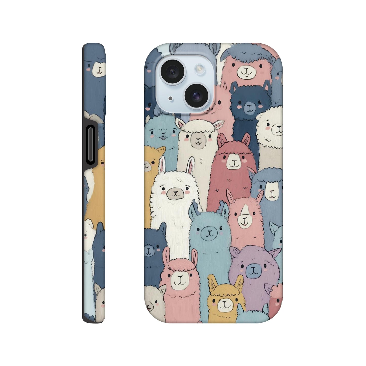 MYSTBIT ART | Alpaca Parade iPhone Case-MYSTBIT ART