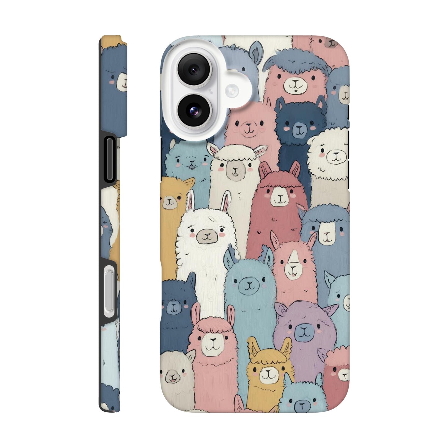 MYSTBIT ART | Alpaca Parade iPhone Case-MYSTBIT ART