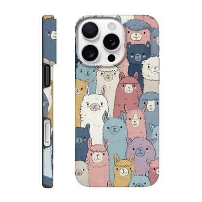 MYSTBIT ART | Alpaca Parade iPhone Case-MYSTBIT ART