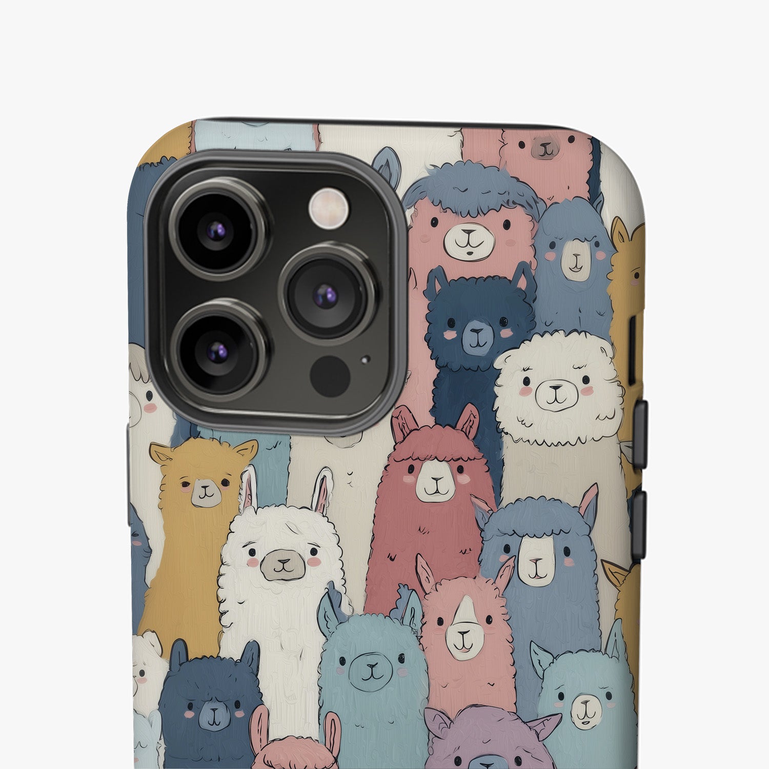 MYSTBIT ART | Alpaca Parade iPhone Case-MYSTBIT ART