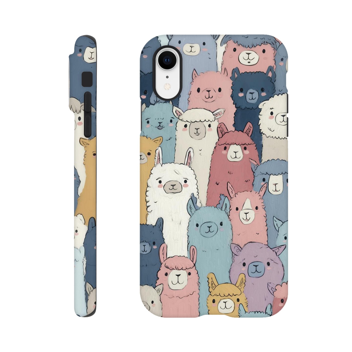 MYSTBIT ART | Alpaca Parade iPhone Case-MYSTBIT ART