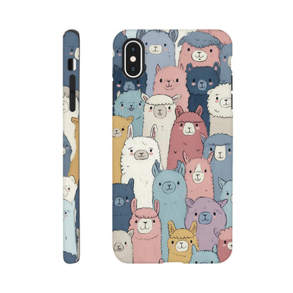 MYSTBIT ART | Alpaca Parade iPhone Case-MYSTBIT ART