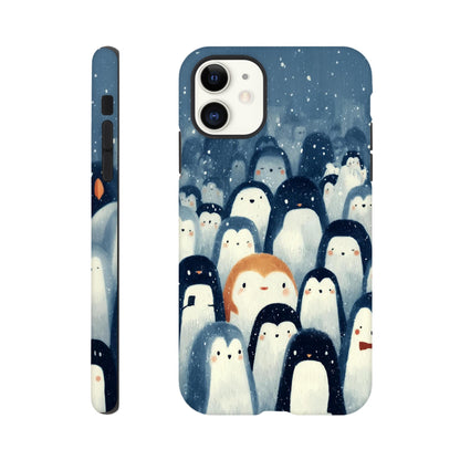MYSTBIT ART | Chilling Penguin Club iPhone Case-MYSTBIT ART