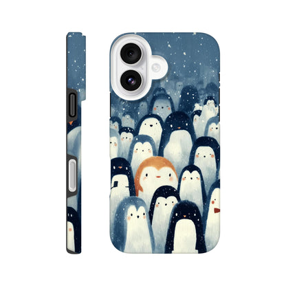 MYSTBIT ART | Chilling Penguin Club iPhone Case-MYSTBIT ART