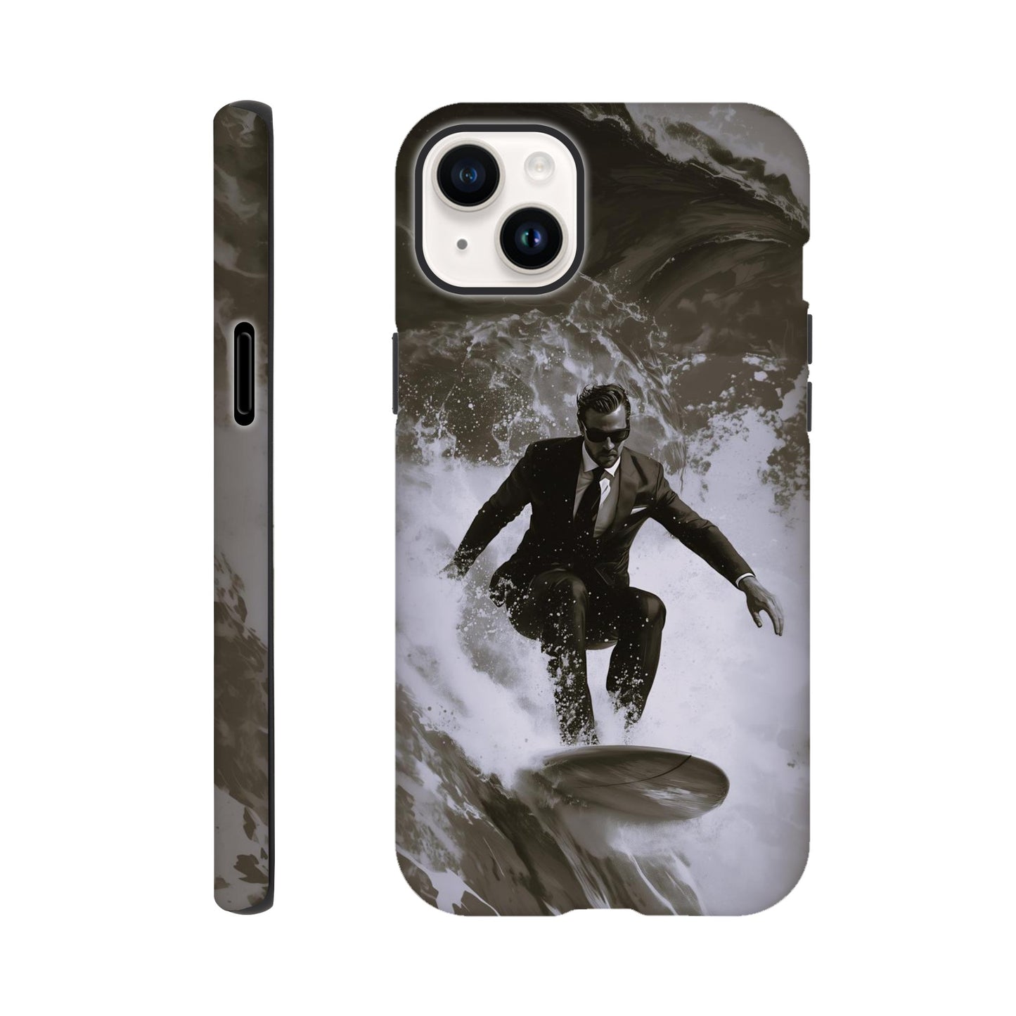 MYSTBIT ART | Executive Wave Master iPhone Case-MYSTBIT ART