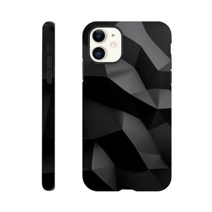 MYSTBIT ART | Folded Darkness iPhone Case-MYSTBIT ART