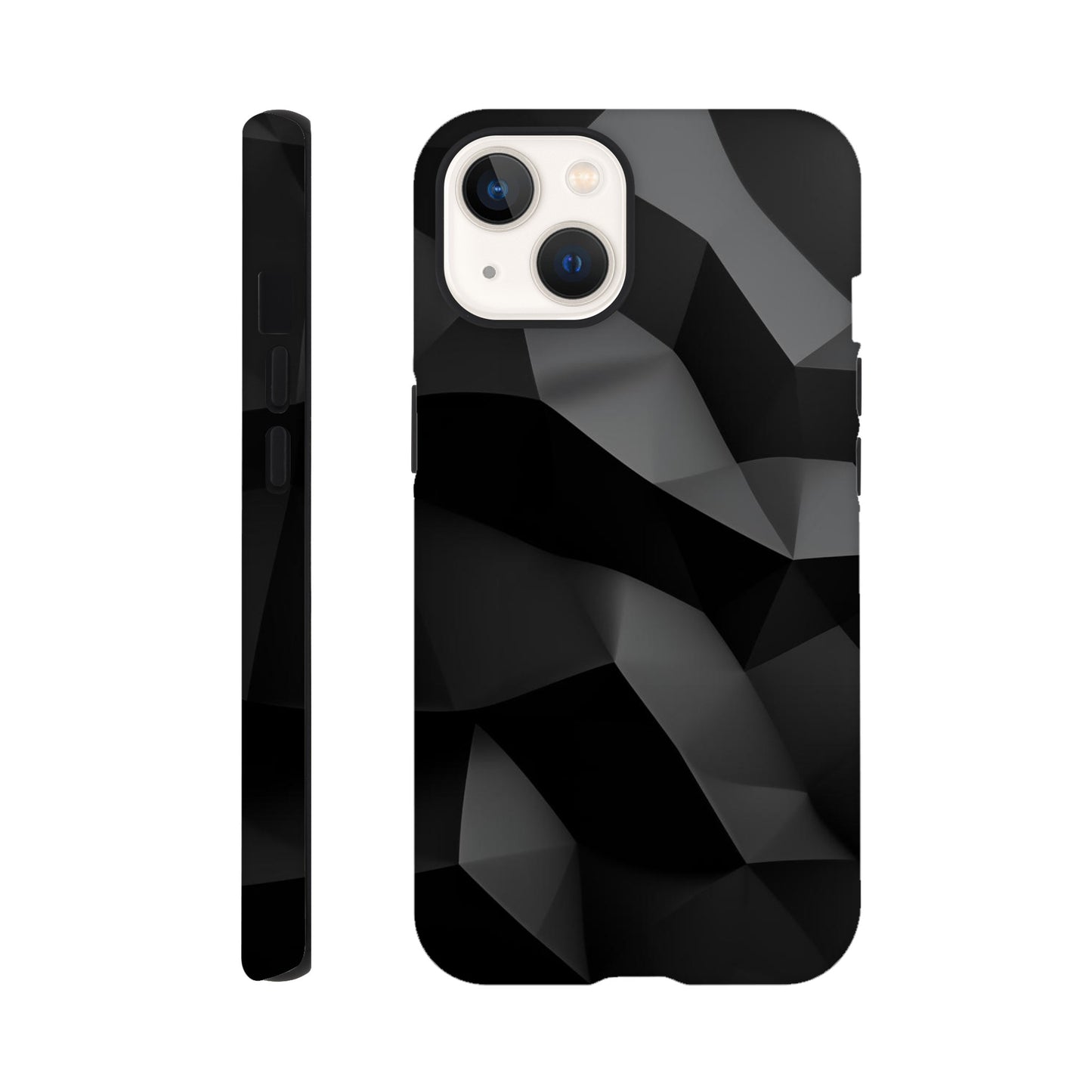MYSTBIT ART | Folded Darkness iPhone Case-MYSTBIT ART
