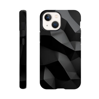 MYSTBIT ART | Folded Darkness iPhone Case-MYSTBIT ART