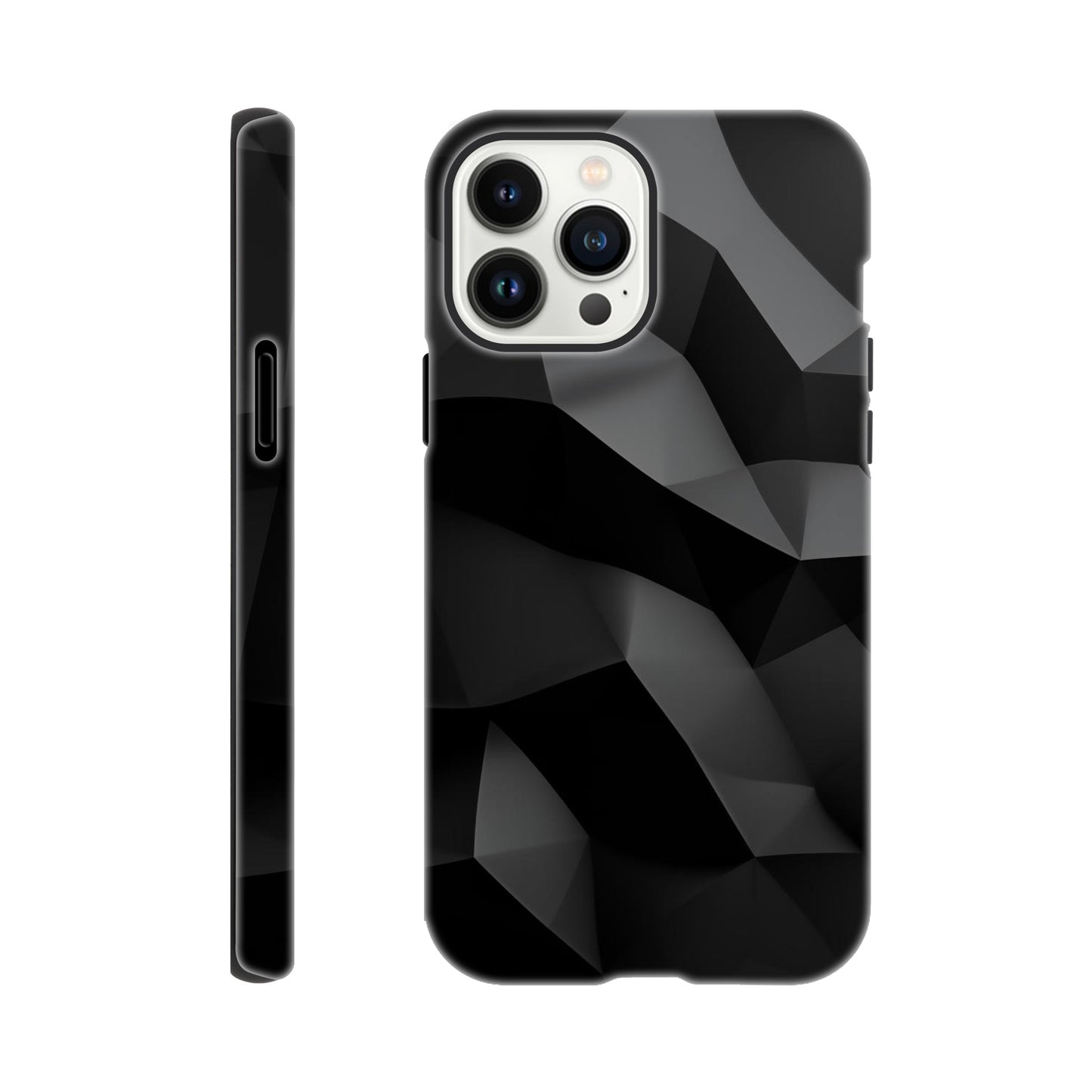 MYSTBIT ART | Folded Darkness iPhone Case-MYSTBIT ART