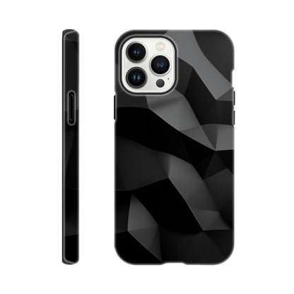 MYSTBIT ART | Folded Darkness iPhone Case-MYSTBIT ART