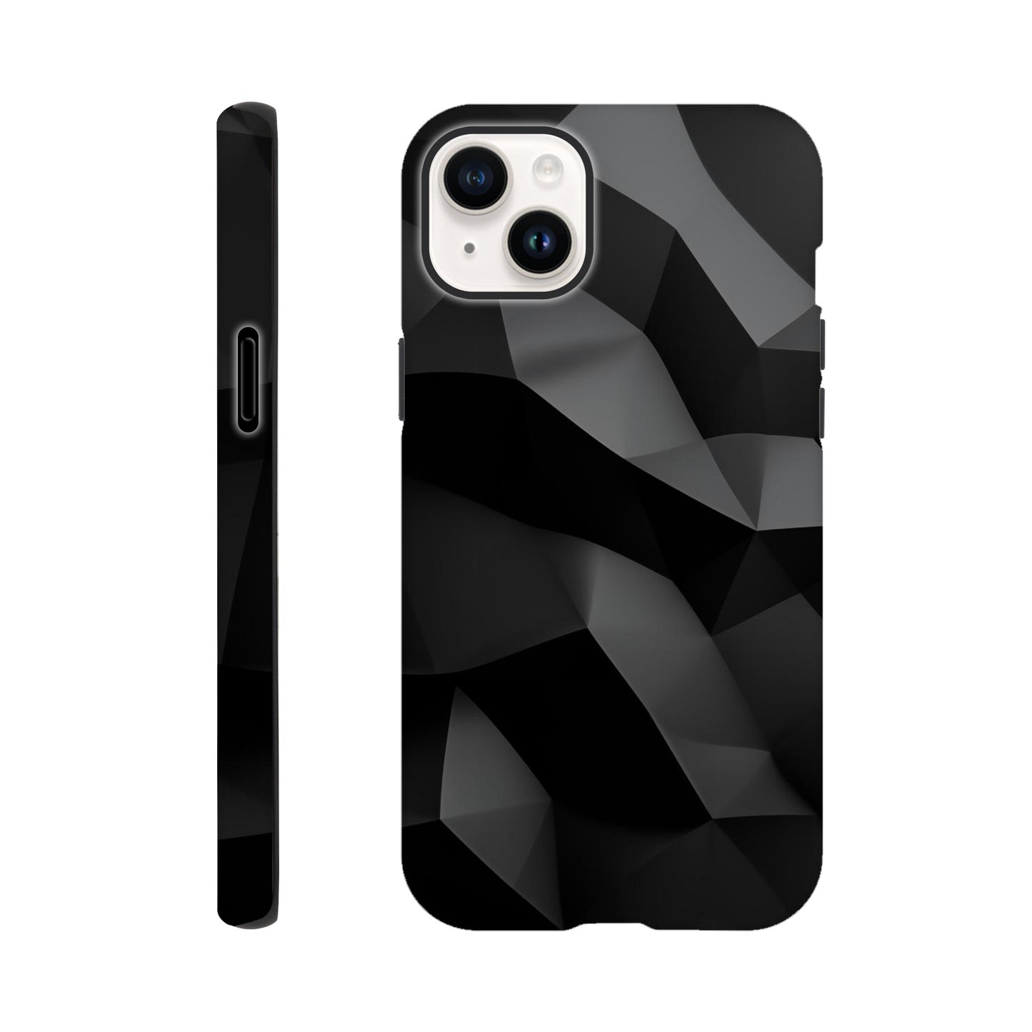 MYSTBIT ART | Folded Darkness iPhone Case-MYSTBIT ART