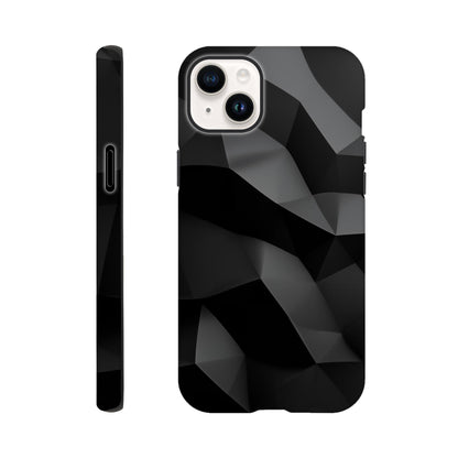 MYSTBIT ART | Folded Darkness iPhone Case-MYSTBIT ART