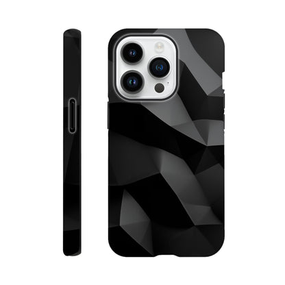 MYSTBIT ART | Folded Darkness iPhone Case-MYSTBIT ART